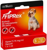 Fiprex S 75mg/ml krople na pchły i kleszcze dla psa 1 ml