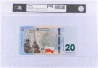 2. BANKNOT 20 ZŁ 2024 POWST.WARSZAWSKIE PW 0068231 GRADING GCN 70 9.01