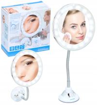 Косметическое увеличительное зеркало со светодиодной подсветкой, настенное зеркало для макияжа GRUNDIG