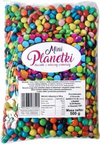 Мини-планетки Draze из молочного шоколада Lentilki 500г