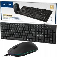 Клавиатура и мышь Blow Black