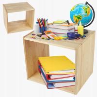 Regał sosnowy drewniany szafka półka MODUŁOWY lakierowany GRUBE drewno EKO