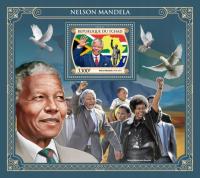 Nelson Mandela laureat Nagrody Nobla bl #TCH17419b