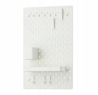 IKEA SKADIS Tablica perforowana kombinacja biały 36x56 cm