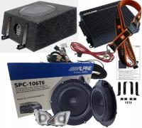 ZESTAW NAGŁOŚNIENIA ALPINE do VOLKSWAGEN T6 - SUBWOOFER + GŁOŚNIKI 16,5cm