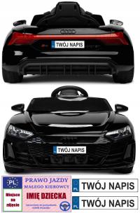 TABLICA naklejka REJESTRACJA na AUTKO+ PRAWO JAZDY