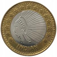 28073. Tuning, Indianin - token/żeton (5,95g/24mm)