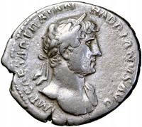 Cesarstwo Rzymskie, Hadrian, denar, 119-138, Rzym - FORTUNA