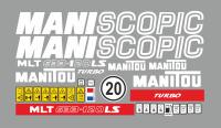 MANITOU НАКЛЕЙКИ MLT 633-120 LS ЗАРЯДНОЕ УСТРОЙСТВО НАКЛЕЙКА КОМПЛЕКТ