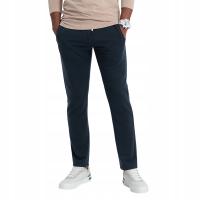 Мужские спортивные брюки с прямой ногой темно-синий V2 OM-PABS-0155 L