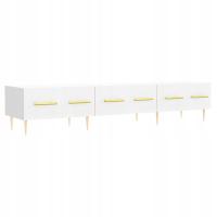 Szafka pod TV Solidna 150x36x30 cm biała