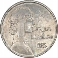 9.hy.CUBA, 1 PESO 1934