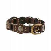 Damski pasek ze skóry PU do spodni Sukienka Hip Hop Ozdobny pasek Metalowa klamra