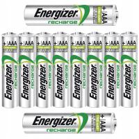 10x Akumulatorki ENERGIZER Power Plus AAA R03 HR03 NH12 1,2V 700mAh