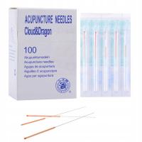 Igły do akupunktury bez prowadnicy 0,30x50 Cloud&Dragon