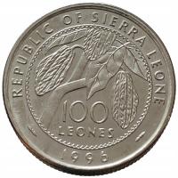 47290. Sierra Leone - 100 leone - 1996r.