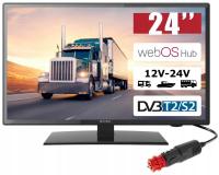 Mistral MI-TV2380HDS TV LCD 24' 12V 24V Smart DVB-T do jachtu samochodu TIR