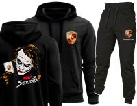 Sol's dresy męskie BLUZA I SPODNIE PORSCHE czarny