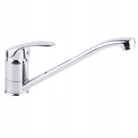 Bateria kuchenna stojąca chrom długa wylewka kran do kuchni zlewu YOKA