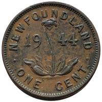 45922. Nowa Fundlandia, 1 cent, 1944r.