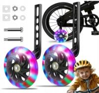 Велосипедные боковые колеса для обучения вождению универсальные регулируемые светодиодные