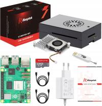 IRasptek Raspberry Pi 5 zestaw startowy 8GB 128GB aluminiowa obudowa