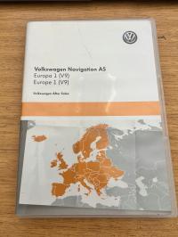 Mapa do nawigacji Europa VW Volkswagen karta pamięci SD Europa 1 V9