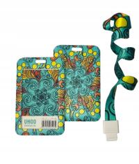 ID чехол держатель карты талреп UHOO 7127 синий бохо