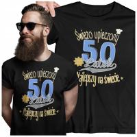 KOSZULKA NA 50 URODZINY UPOMINEK NA PIĘĆDZIESIĄTKĘ