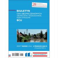 Biuletyn cen robót ubezpieczeniowych Sekocenbud BCU 2 półrocze 2025