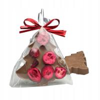 Czekolada mleczna mini choinka z żurawiną 20 g