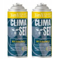 ClimaSet 2x 3in1 R134a кондиционер газ с маслом и герметиком 700 г