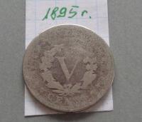 5 CENTÓW z 1895 roku , USA , RZADKIE