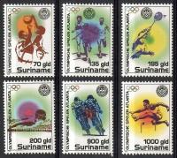 Surinam 1996 Mi 1554-1559 Czyste **