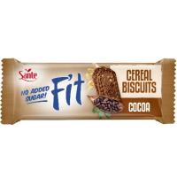 Sante Fit Ciasteczka Zbożowe Kakaowe Bez Cukru 50g na Śniadanie