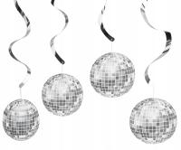 Serpentyny świderki disco retro party girlanda baner dekoracje urodziny 6sz