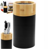 STOJAK NA NOŻE UNIWERSALNY POJEMNIK DO NOŻY BAMBUSOWY 23cm