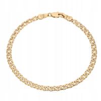 ХИРУРГИЧЕСКАЯ СТАЛЬ ЗОЛОТОЙ БРАСЛЕТ ПОДАРОК