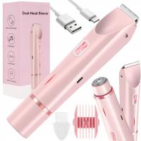 БЕЗБОЛЕЗНЕННЫЙ ЭПИЛЯТОР ТРИММЕР ЖЕНСКАЯ БРИТВА ДЛЯ БИКИНИ ЛИЦА ТЕЛА НОГ 2В1