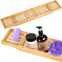 БАМБУКОВАЯ ПОЛКА ДЛЯ ВАННОЙ КОМНАТЫ, ПОДНОС ДЛЯ ВАННОЙ, СПА, ЖУРНАЛЬНЫЙ СТОЛИК