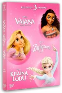 Дисней принцесса-коллекция - пакет 3XDVD VAIANA, запутанные, Frozen