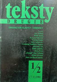 TEKSTY DRUGIE 1/2(7/8)1991