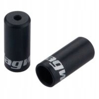 Końcówka pancerza przerzutki Jagwire czarna alu