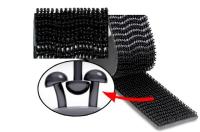 Черный велкро двойной замок фирмы3м самоклеящийся с клеем 25ММ0. 5МБ.