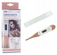 TERMOMETR WODOODPORNY ELEKTRONICZNY Z ELASTYCZNĄ KOŃCÓWKĄ ETUI 3 SZTUKI