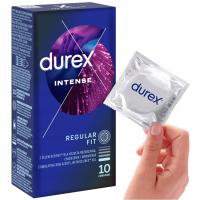 Durex INTENSE презервативы для увеличения оргазма с язычками и полосками 10шт.