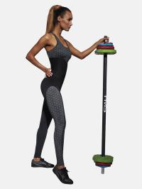 Damskie legginsy sportowe czarne Bas Bleu