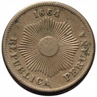 44650. Peru - 1 centavo - 1864r.