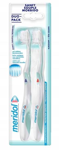 Szczoteczki do zębów MERIDOL Sanft Souple Klasyczna Miękka 2 szt z Niemiec