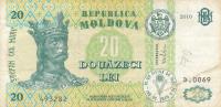 [MB9354] Mołdawia 20 lei 2010